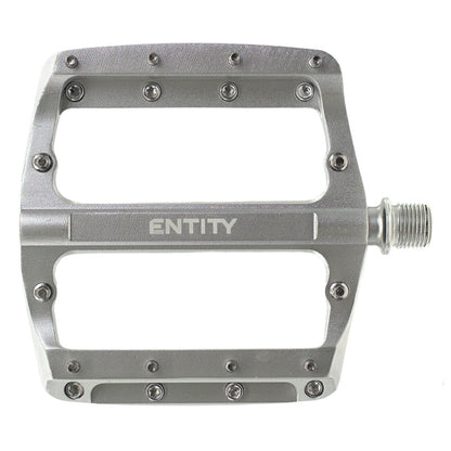 Entity PP24 Alloy Flat Pedal - Silver