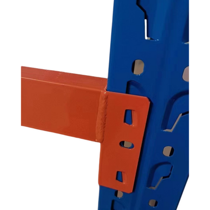 1 Bay Longspan Shelving 2000H x 2000W x 600D Blue/Orange