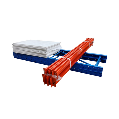 1 Bay Longspan Shelving 2000H x 2000W x 600D Blue/Orange