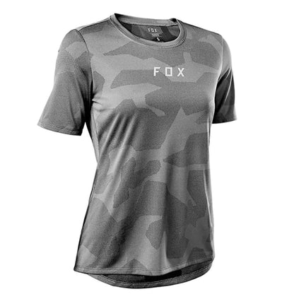 Fox Womens Ranger Tru Dri SS Jersey - Grey