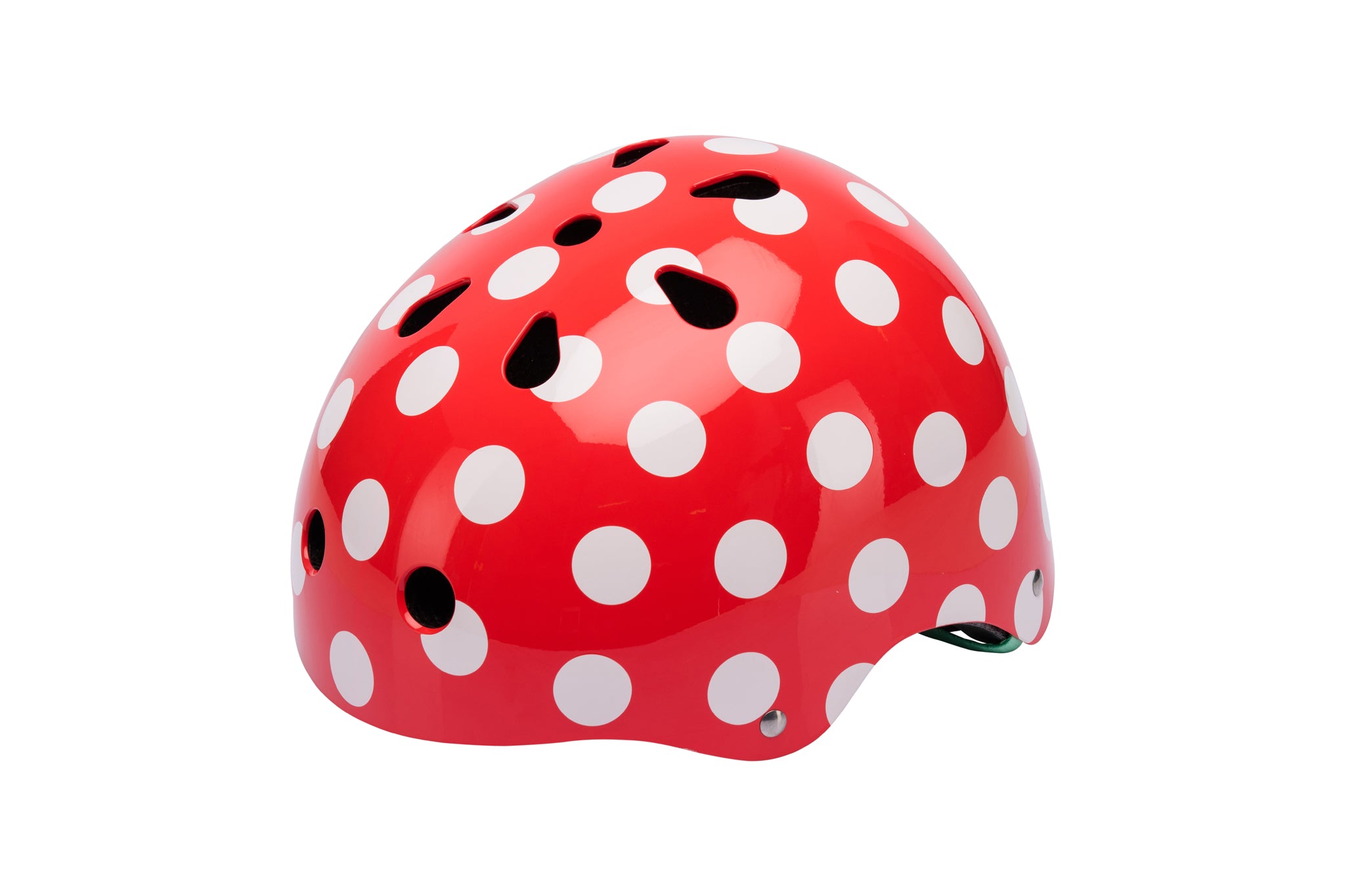 Polka dot sales bike helmet